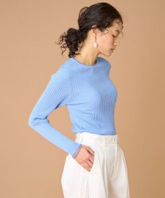 INED / イネド ニット・セーター | 《大きいサイズ》シアードッキングリブニット