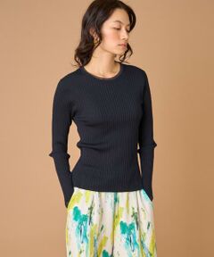 INED / イネド ニット・セーター | 《大きいサイズ》シアードッキングリブニット