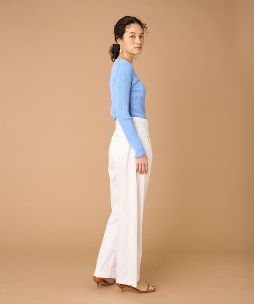 INED / イネド ニット・セーター | 《大きいサイズ》シアードッキングリブニット | 詳細6