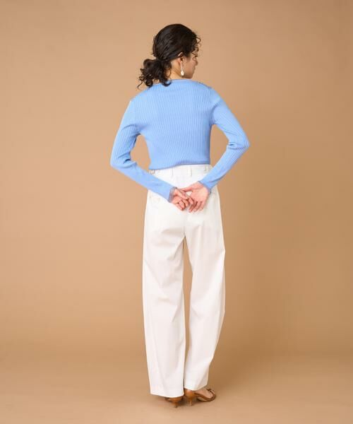 INED / イネド ニット・セーター | 《大きいサイズ》シアードッキングリブニット | 詳細7