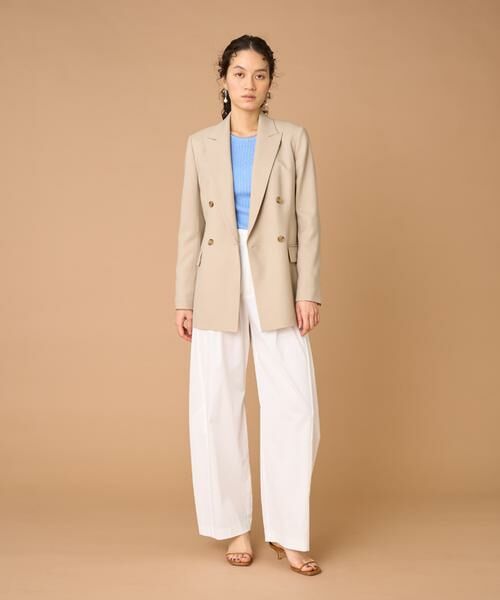 INED / イネド ニット・セーター | 《大きいサイズ》シアードッキングリブニット | 詳細8