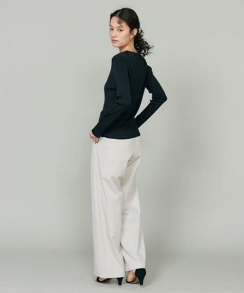 INED / イネド カーディガン・ボレロ | シルクコットンクルーネックリブカーディガン | 詳細12