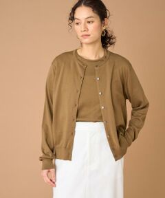 INED / イネド カーディガン・ボレロ | FF30ゲージクルーネックカーディガン　　　