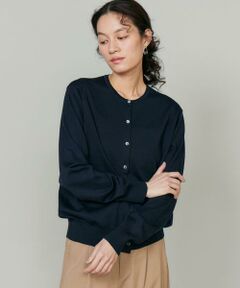 INED / イネド カーディガン・ボレロ | FF30ゲージクルーネックカーディガン　　　