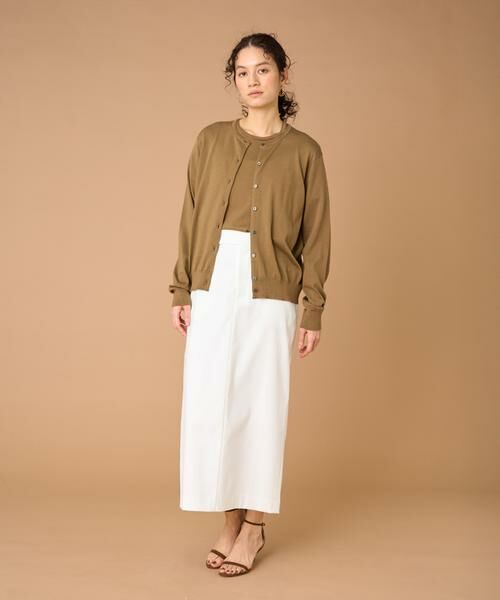 INED / イネド カーディガン・ボレロ | FF30ゲージクルーネックカーディガン　　　 | 詳細3