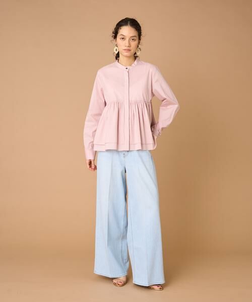 INED / イネド シャツ・ブラウス | 《大きいサイズ》レイヤードブラウス | 詳細2