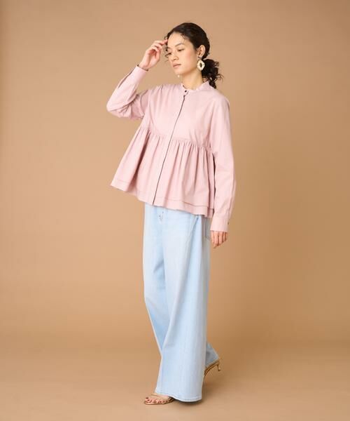 INED / イネド シャツ・ブラウス | 《大きいサイズ》レイヤードブラウス | 詳細3