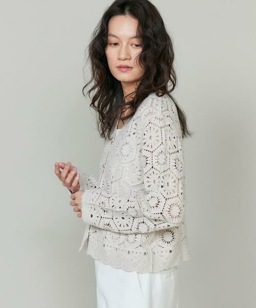 INED / イネド カーディガン・ボレロ | クロシェ編みカーディガン | 詳細10
