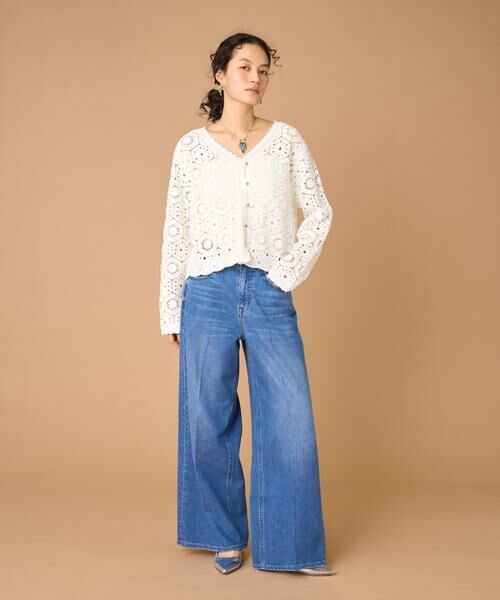 INED / イネド カーディガン・ボレロ | クロシェ編みカーディガン | 詳細2