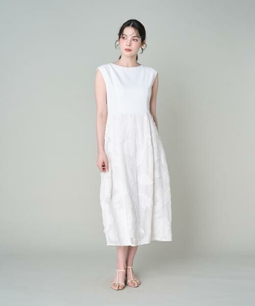 INED / イネド ミニ丈・ひざ丈ワンピース | 異素材ワンピース | 詳細2