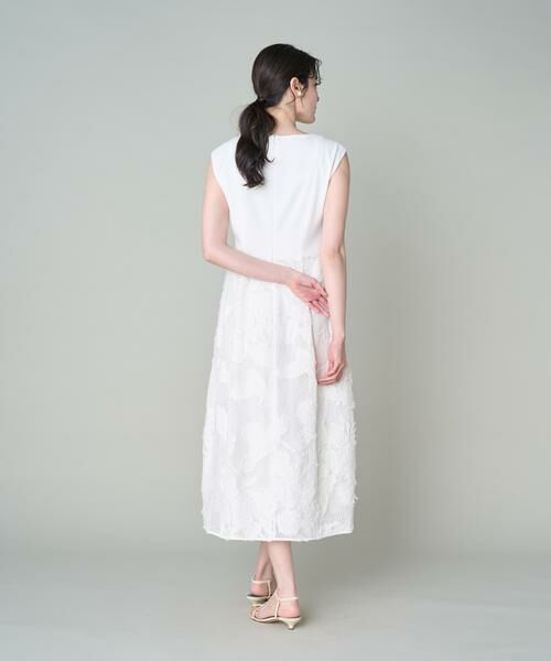 INED / イネド ミニ丈・ひざ丈ワンピース | 異素材ワンピース | 詳細5