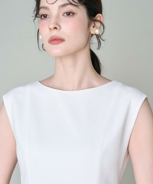 INED / イネド ミニ丈・ひざ丈ワンピース | 異素材ワンピース | 詳細9