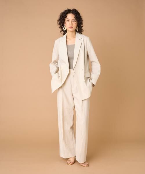 INED / イネド その他パンツ | タックワイドパンツ | 詳細2