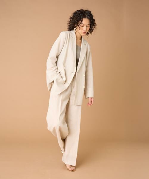 INED / イネド その他パンツ | タックワイドパンツ | 詳細3