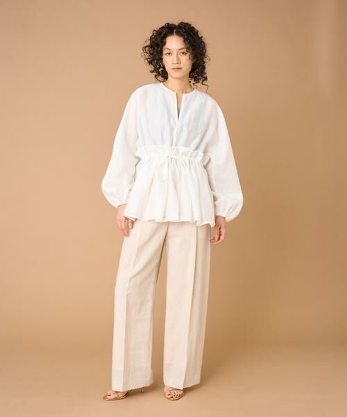 INED / イネド その他パンツ | タックワイドパンツ | 詳細6