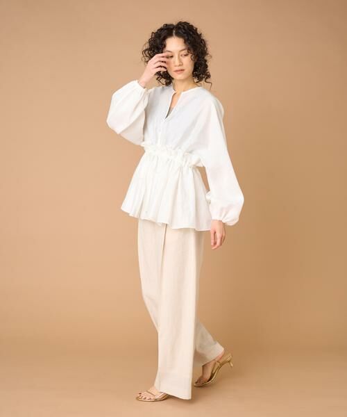 INED / イネド その他パンツ | タックワイドパンツ | 詳細7