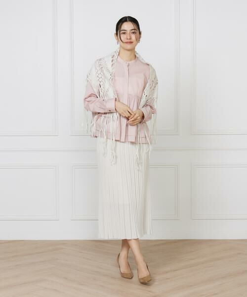 INED / イネド マフラー・ショール・スヌード・ストール | フリンジレースストール《ASAUCE MELER》 | 詳細4