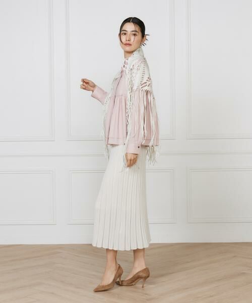 INED / イネド マフラー・ショール・スヌード・ストール | フリンジレースストール《ASAUCE MELER》 | 詳細5