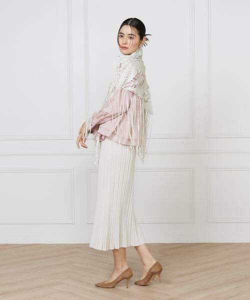 INED / イネド マフラー・ショール・スヌード・ストール | フリンジレースストール《ASAUCE MELER》 | 詳細6