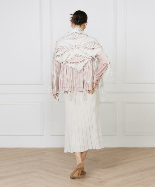 INED / イネド マフラー・ショール・スヌード・ストール | フリンジレースストール《ASAUCE MELER》 | 詳細7