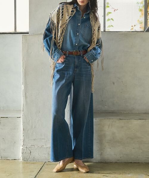 INED / イネド マフラー・ショール・スヌード・ストール | フリンジレースストール《ASAUCE MELER》 | 詳細15