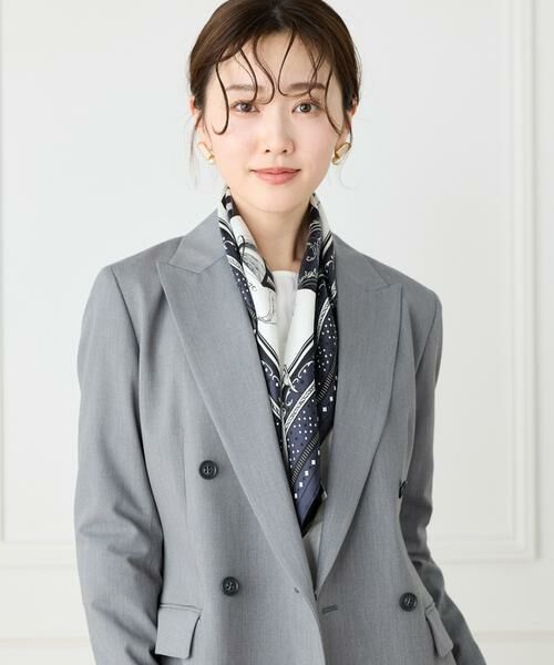 INED / イネド マフラー・ショール・スヌード・ストール | シルクスカーフバルーンバンダナ《manipuri》 | 詳細4