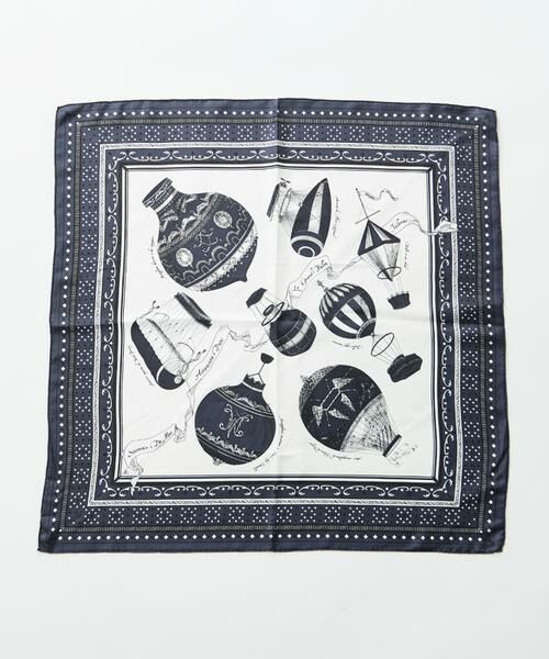 INED / イネド マフラー・ショール・スヌード・ストール | シルクスカーフバルーンバンダナ《manipuri》 | 詳細7