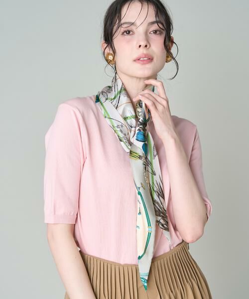 INED / イネド マフラー・ショール・スヌード・ストール | ダイヤ型スカーフ キャリッジ《manipuri》 | 詳細2