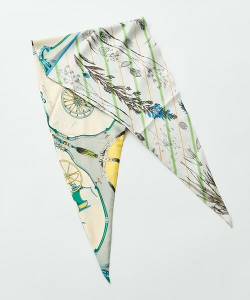 INED / イネド マフラー・ショール・スヌード・ストール | ダイヤ型スカーフ キャリッジ《manipuri》 | 詳細4