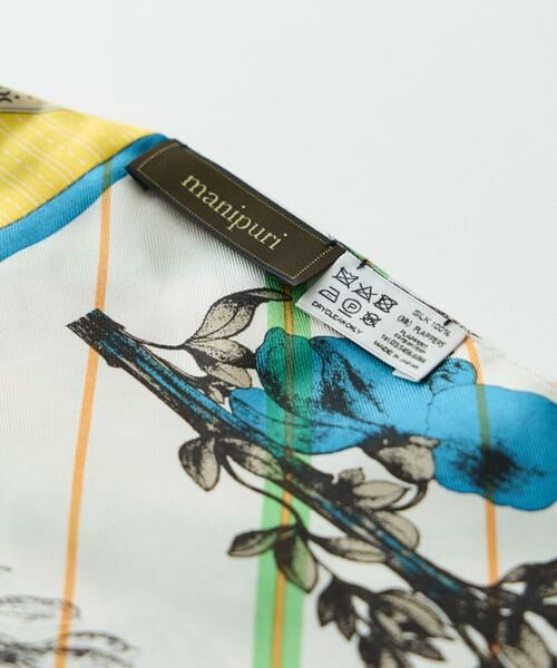 INED / イネド マフラー・ショール・スヌード・ストール | ダイヤ型スカーフ キャリッジ《manipuri》 | 詳細7