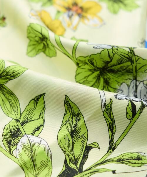 INED / イネド マフラー・ショール・スヌード・ストール | ダイヤ型スカーフ ハーバルガーデン《manipuri》 | 詳細4