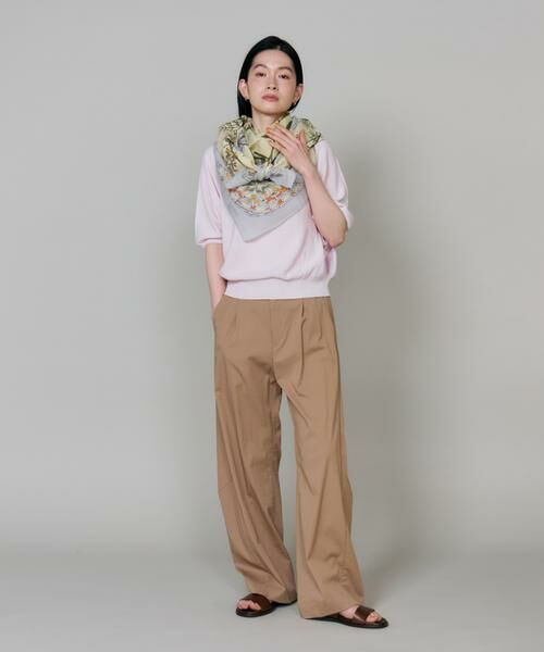 INED / イネド マフラー・ショール・スヌード・ストール | ハーバルガーデンバンダナ コットンシルクストール《manipuri》 | 詳細5