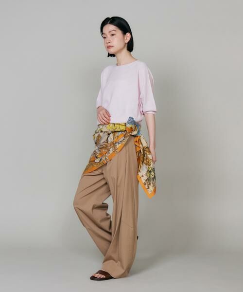 INED / イネド マフラー・ショール・スヌード・ストール | コラージュジャングルフルーツ コットンシルクストール《manipuri》 | 詳細6