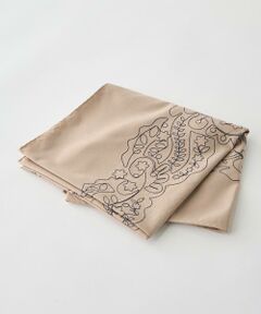INED / イネド マフラー・ショール・スヌード・ストール | コットンシルク　エンブロイダリーバンダナ《ASAUCE MELER》