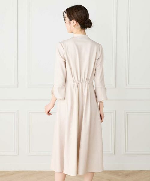 INED / イネド ミニ丈・ひざ丈ワンピース | ラッフル七分袖ワンピース | 詳細10