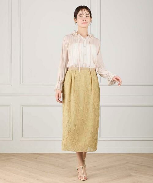 INED / イネド シャツ・ブラウス | フリルネックプリーツブラウス | 詳細2