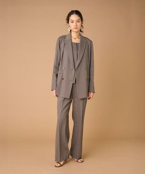INED / イネド テーラードジャケット | リネンダブルブレストジャケット《PONTERORTO》 | 詳細2