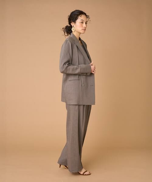 INED / イネド テーラードジャケット | リネンダブルブレストジャケット《PONTERORTO》 | 詳細4