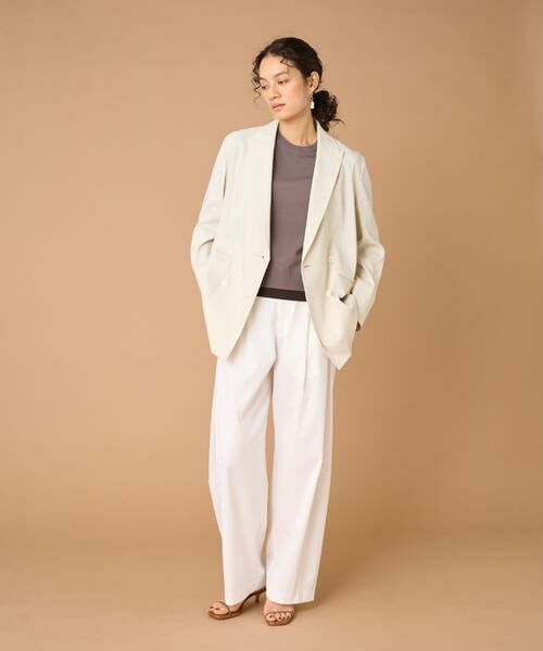 INED / イネド テーラードジャケット | リネンダブルブレストジャケット《PONTERORTO》 | 詳細6