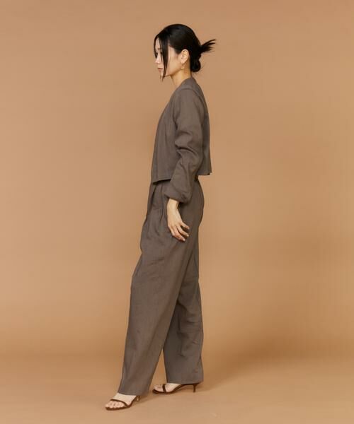 INED / イネド ノーカラージャケット | リネンスペンサージャケット《PONTETORTO》 | 詳細9