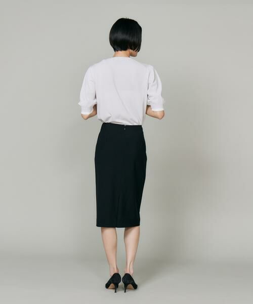 INED / イネド ミニ・ひざ丈スカート | オゾン防縮加工ペンシルスカート | 詳細7