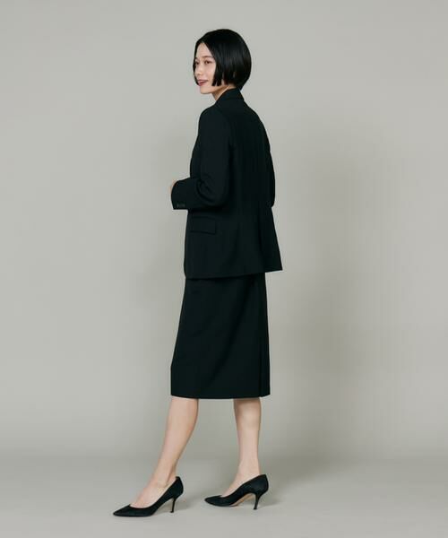 INED / イネド ミニ・ひざ丈スカート | 《大きいサイズ》オゾン防縮加工ペンシルスカート | 詳細3