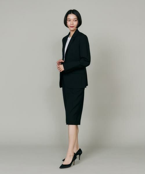 INED / イネド ミニ・ひざ丈スカート | 《大きいサイズ》オゾン防縮加工ペンシルスカート | 詳細8