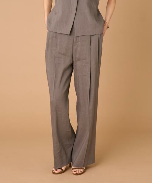 INED / イネド その他パンツ | リネンセミワイドパンツ《PONTERORTO》 | 詳細1