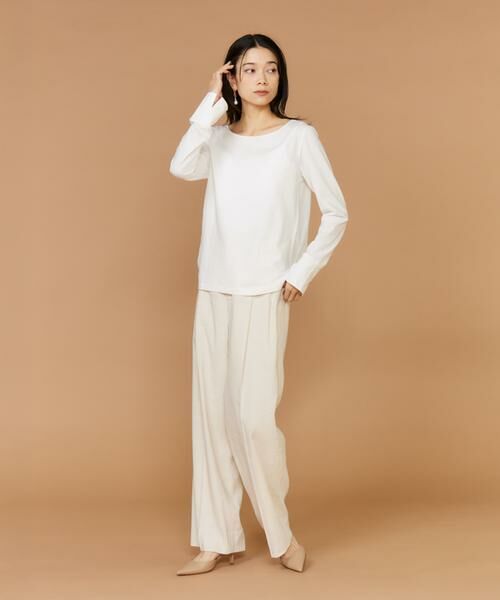 INED / イネド その他パンツ | 《大きいサイズ》リネンセミワイドパンツ《PONTETORTO》 | 詳細8