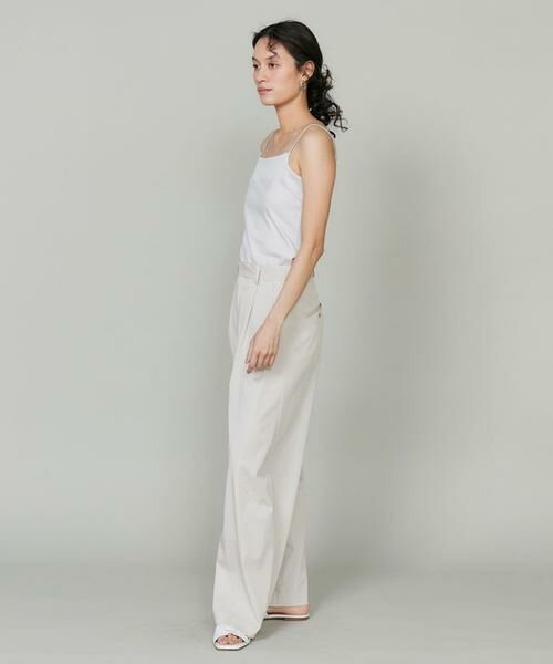 INED / イネド キャミソール・チューブトップ | スビンMIXコットンサテン切り替えキャミソール《スビン綿MIX天竺/A-GIRL’S 》 | 詳細6