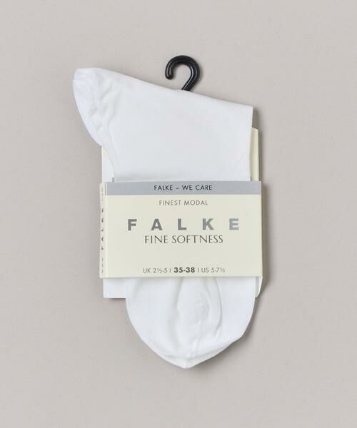 INED / イネド ソックス | 《FALKE》靴下 Fine Softness Socks（ホワイト）