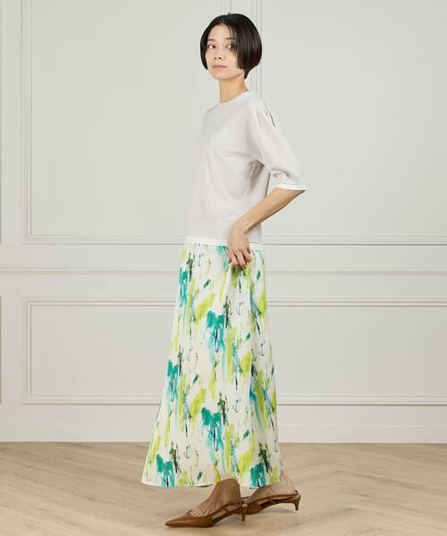 INED / イネド ニット・セーター | クルーネック5分袖ニット | 詳細13