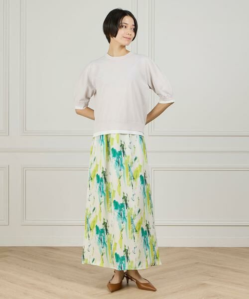 INED / イネド ニット・セーター | 《大きいサイズ》クルーネック5分袖ニット | 詳細12