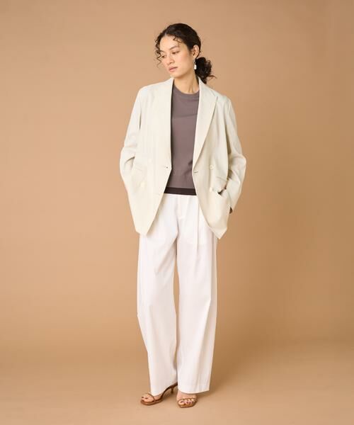 INED / イネド ニット・セーター | 《大きいサイズ》クルーネック5分袖ニット | 詳細5